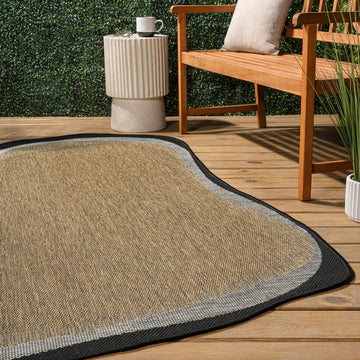 Wyatt Modern Rustic Abstract Indoor/Outdoor Area Rug
